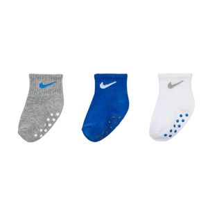 NIB NIKE 3-PACK NO SLIP ANKLE SOCKS